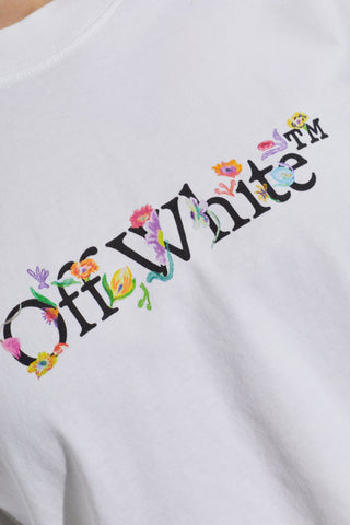 Off-White WHITE T-shirt with logo 5