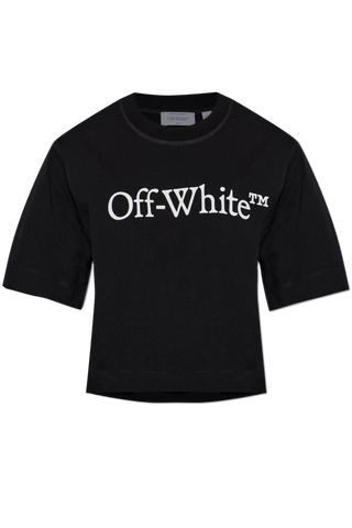 Off-White BLACK T-shirt with logo 1