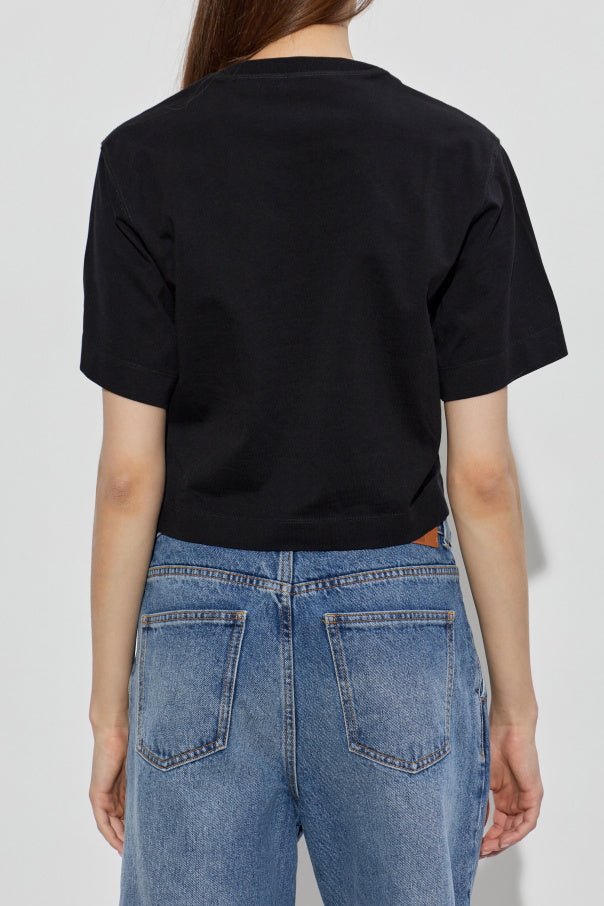 Off-White BLACK T-shirt with logo 4