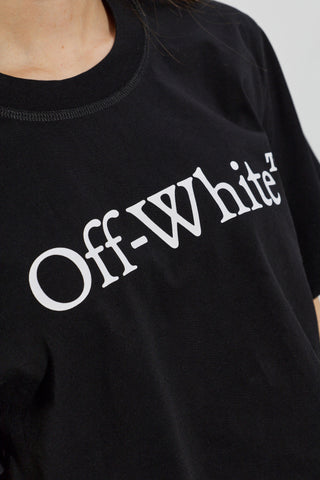 Off-White BLACK T-shirt with logo 5