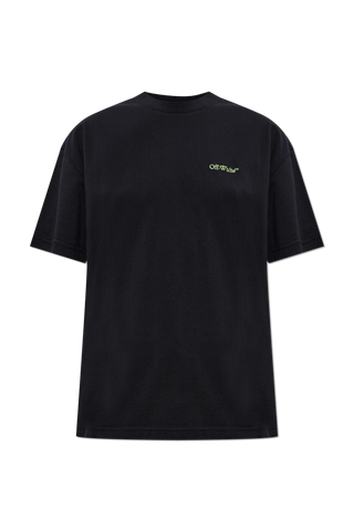 Off-White BLACK T-shirt with logo 1