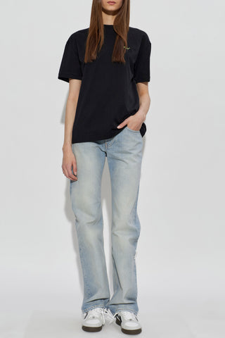 Off-White BLACK T-shirt with logo 2