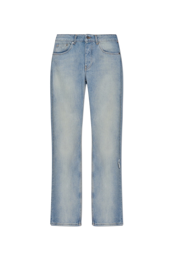 Off-White BLUE Straight-leg jeans 1