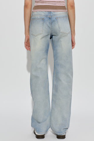 Off-White BLUE Straight-leg jeans 4