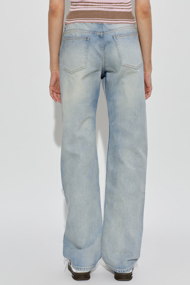 Off-White BLUE Straight-leg jeans 4