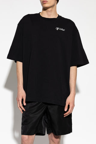 Off-White BLACK T-shirt with print 3