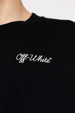 Off-White BLACK T-shirt with print 5