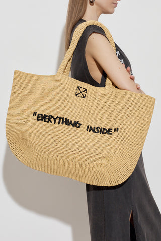 Off-White beige ‘Jitney’ bag 2