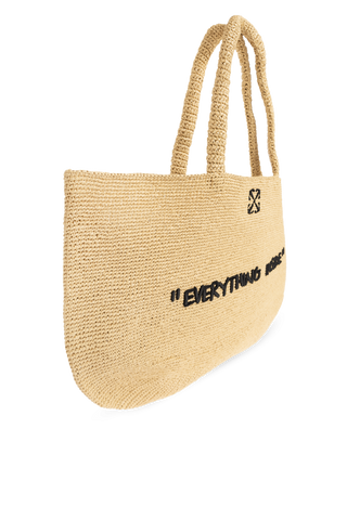 Off-White beige ‘Jitney’ bag 4
