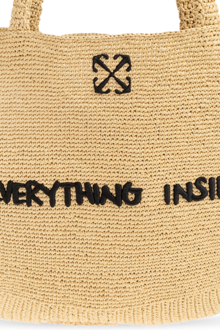 Off-White beige ‘Jitney’ bag 6
