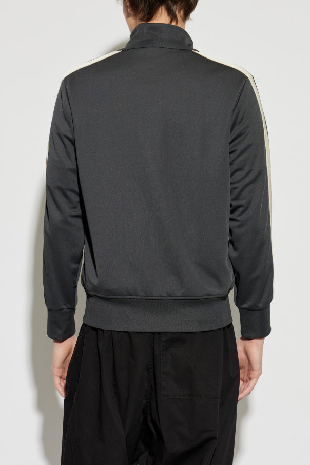 Palm Angels GREY Sweatshirt with a stand-up collar 4