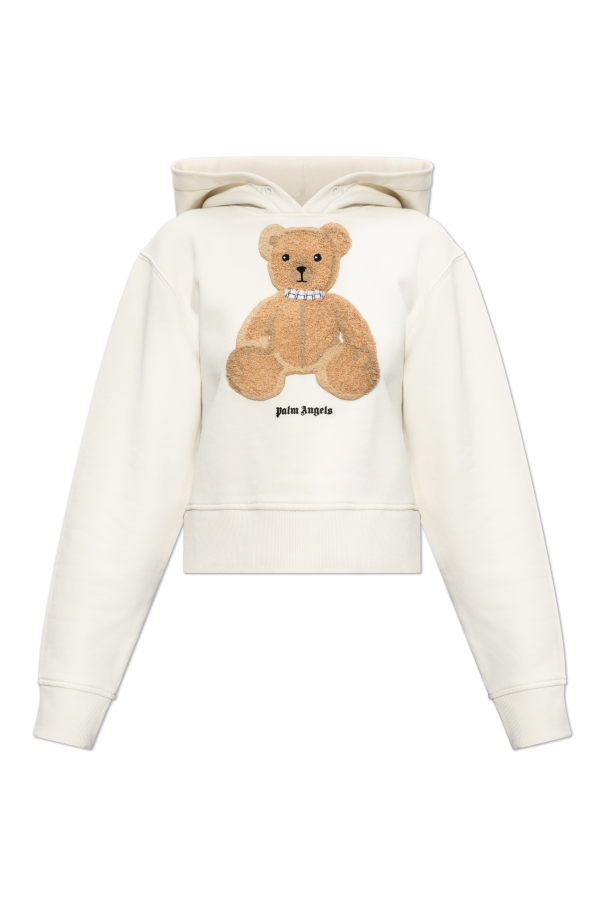 Palm Angels cream Hoodie 1