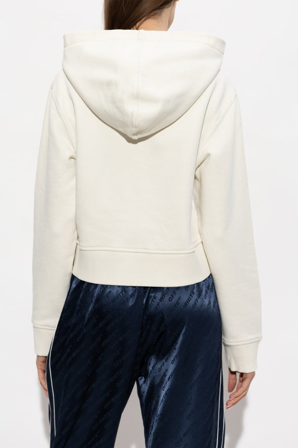 Palm Angels cream Hoodie 4