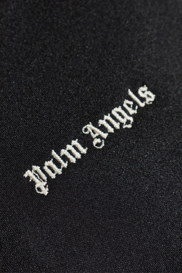 Palm Angels BLACK Sweatshirt with logo 5