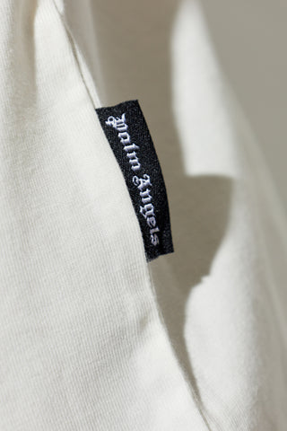 Palm Angels cream T-shirt with logo 5