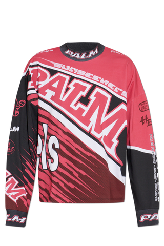 Palm Angels RED ‘Oversize’ T-shirt 1