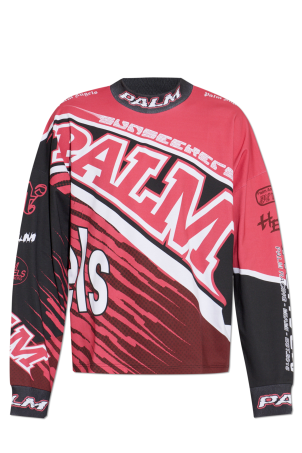 Palm Angels RED ‘Oversize’ T-shirt 1