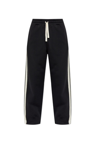 Palm Angels BLACK Wide-leg sweatpants 1
