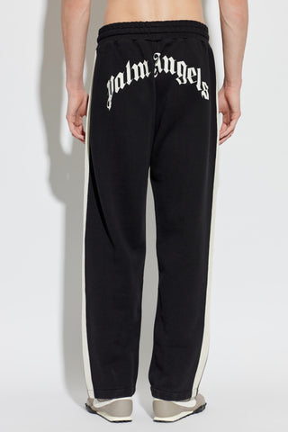 Palm Angels BLACK Wide-leg sweatpants 4