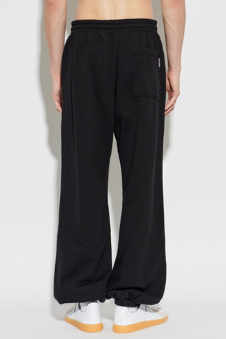 Palm Angels BLACK Sweatpants with logo 4