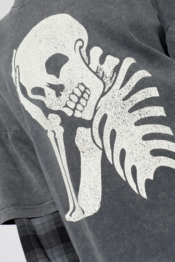 Palm Angels GREY Sweatshirt with print 5