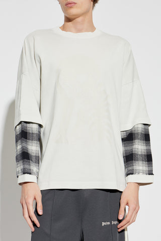 Palm Angels WHITE Sweatshirt with print 3