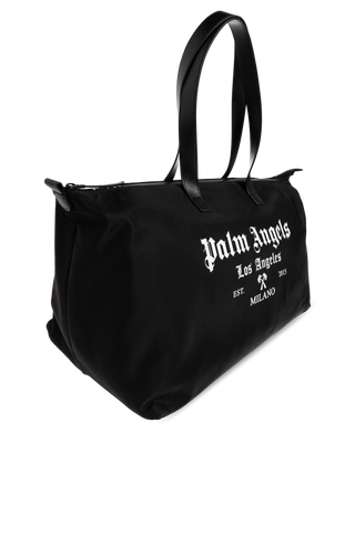 Palm Angels BLACK Bag with logo 4