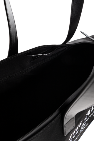 Palm Angels BLACK Bag with logo 5