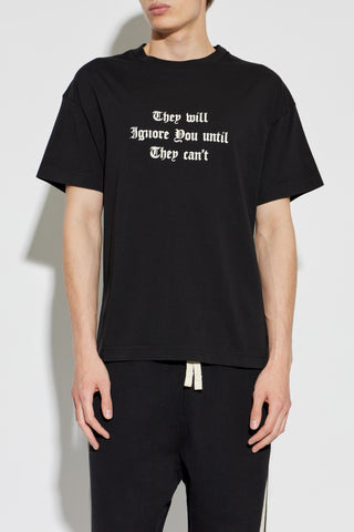 Palm Angels BLACK T-shirt with print 3