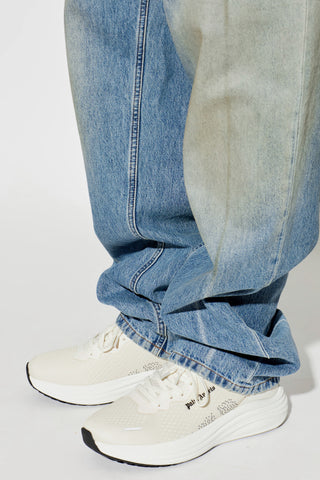 Palm Angels cream ‘Sunset’ sports shoes 2