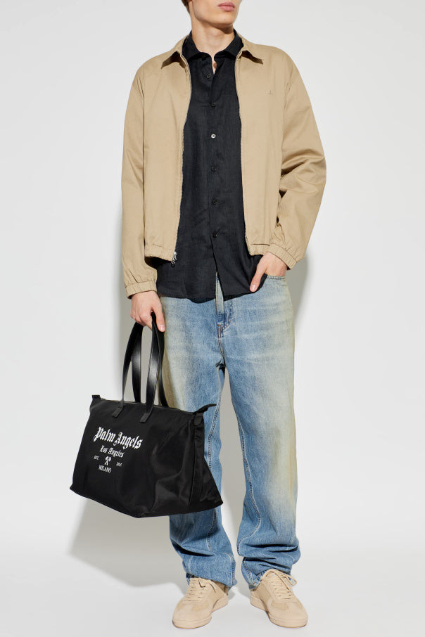 Palm Angels beige ‘Century’ sports shoes 3