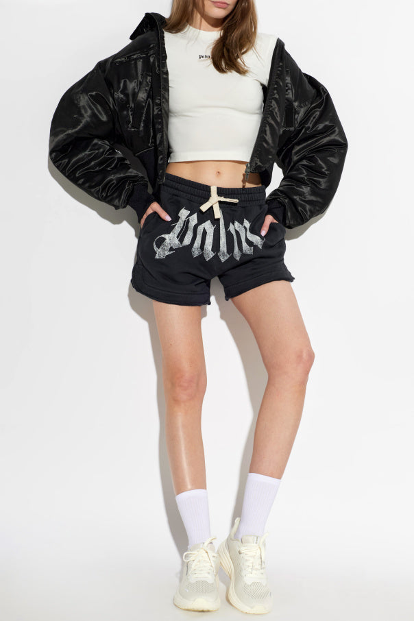 Palm Angels cream "Sunset" sports shoes 3