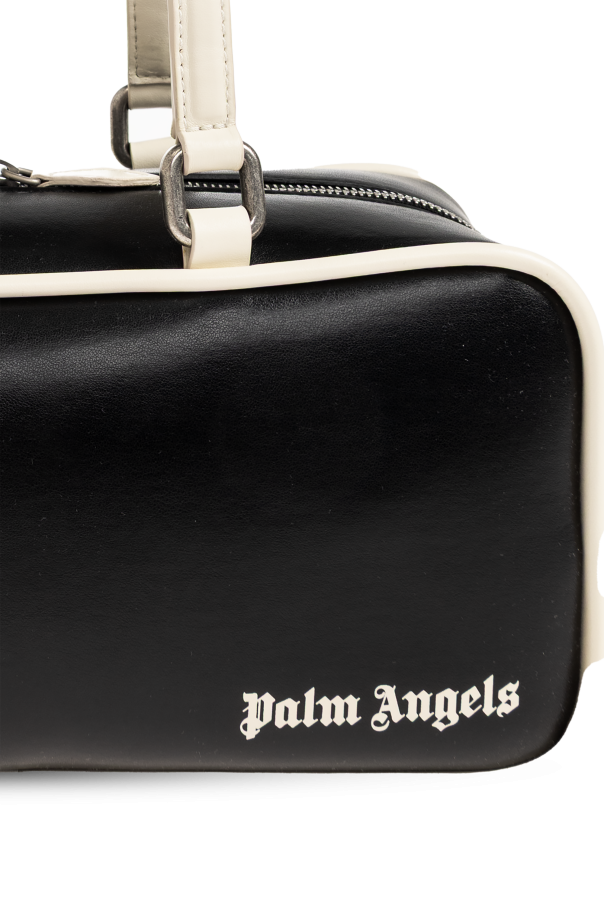 Palm Angels BLACK Bag with logo 6