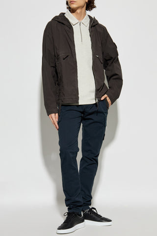 Stone Island NAVY BLUE Trousers with logo 2