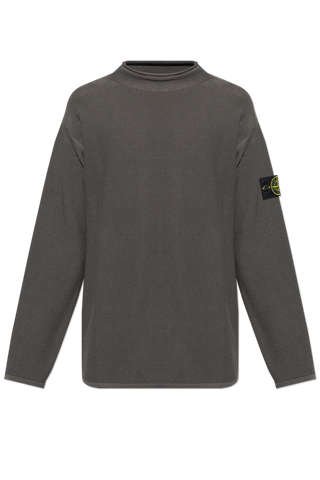 Stone Island GREY Sweatshirt with logo 1