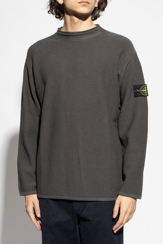 Stone Island GREY Sweatshirt with logo 3