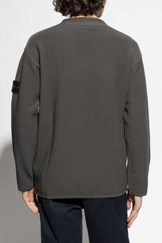 Stone Island GREY Sweatshirt with logo 4