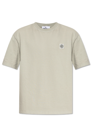Stone Island GREY T-shirt with logo 1
