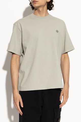 Stone Island GREY T-shirt with logo 3