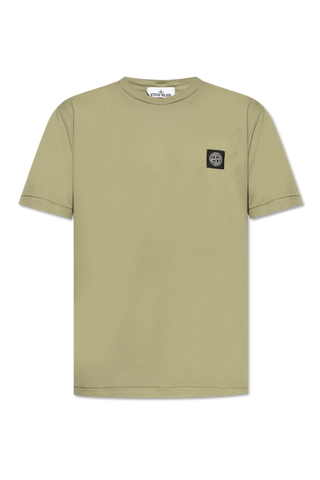 Stone Island GREEN T-shirt with logo 1