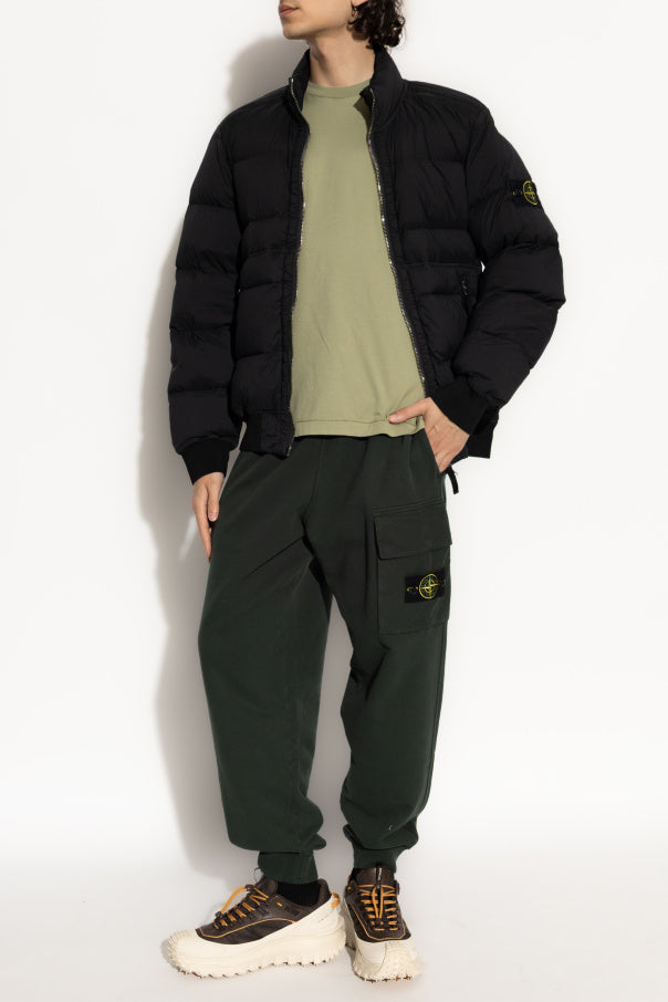 Stone Island GREEN T-shirt with logo 2