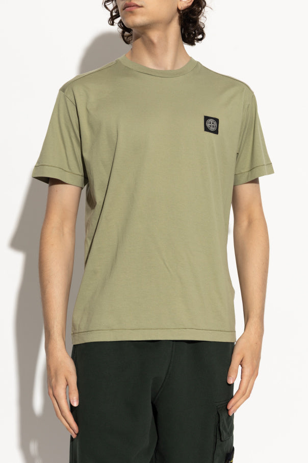 Stone Island GREEN T-shirt with logo 3