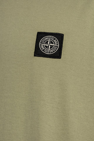 Stone Island GREEN T-shirt with logo 5
