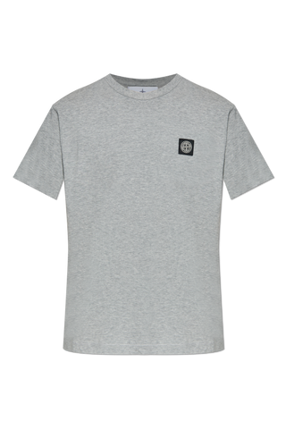 Stone Island GREY T-shirt with logo 1