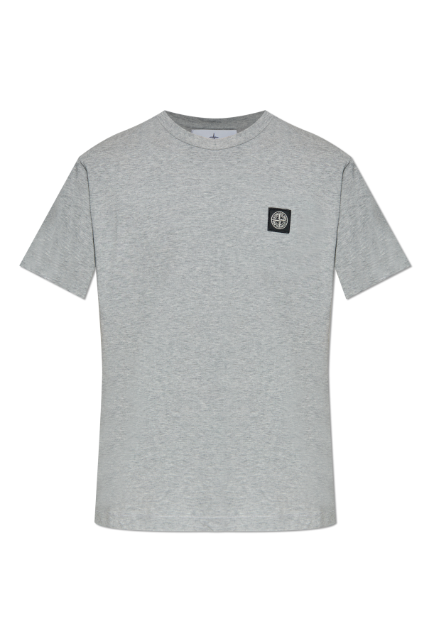 Stone Island GREY T-shirt with logo 1
