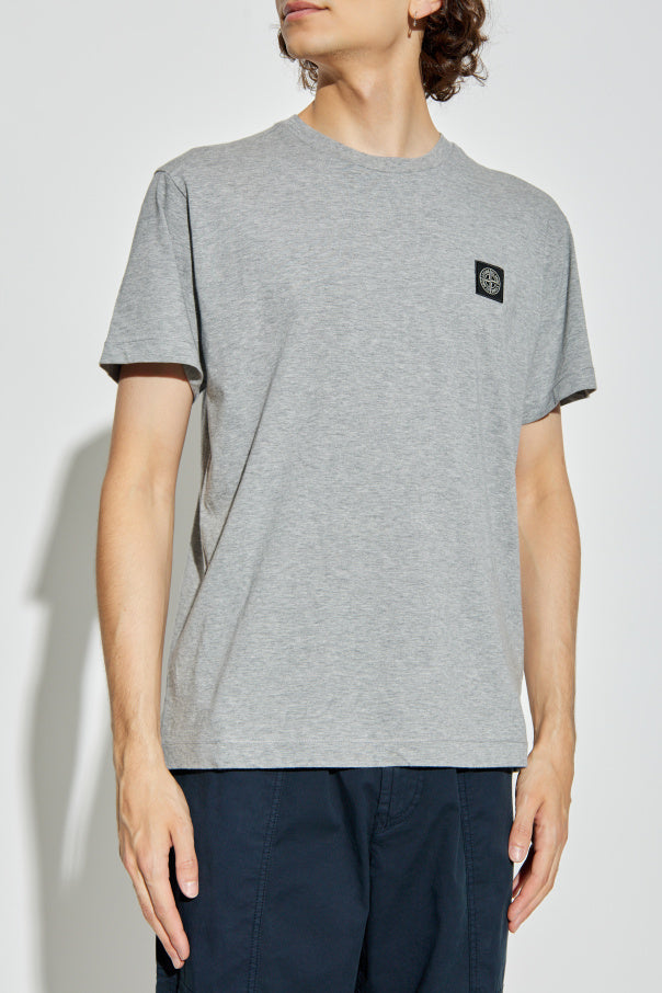 Stone Island GREY T-shirt with logo 3