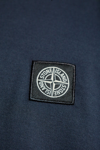 Stone Island NAVY BLUE T-shirt with logo 5