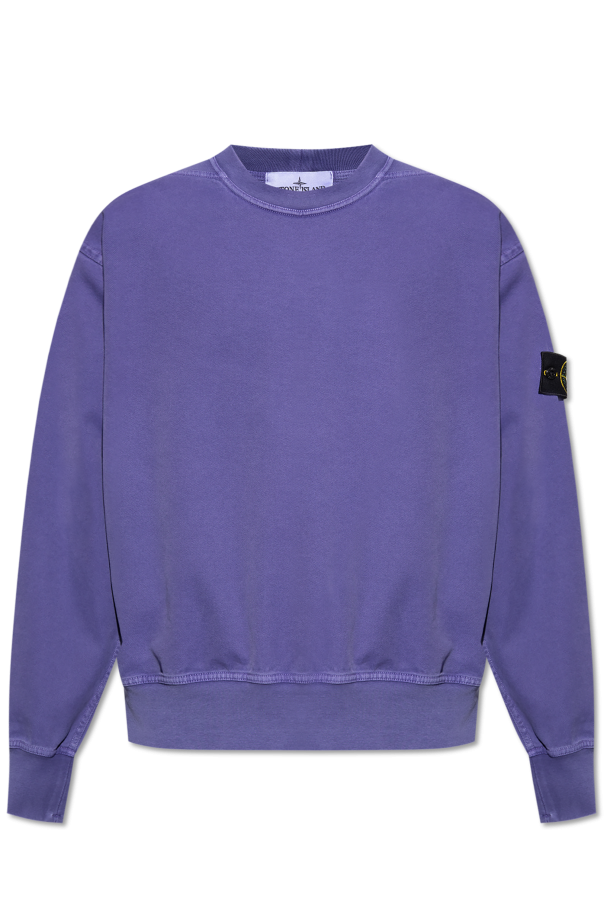 Stone Island PURPLE Sweatshirt with logo 1