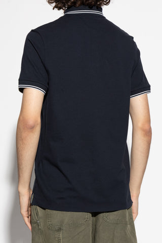 Stone Island NAVY BLUE Polo with logo 4