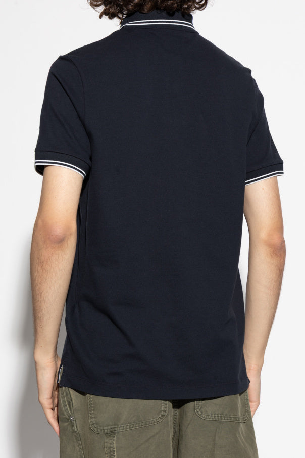 Stone Island NAVY BLUE Polo with logo 4